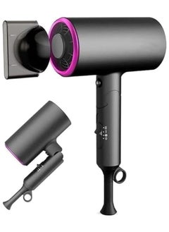 sokany Travel Hair Dryer with Diffuser, Professional Low Noise Lightweight Hair Dryer for Curly Hair Volumizer with 3 Speeds Heat and Cool Settings, Suitable for Women and Men Salon or Home Gift by Sokany, Grey  - Image 1