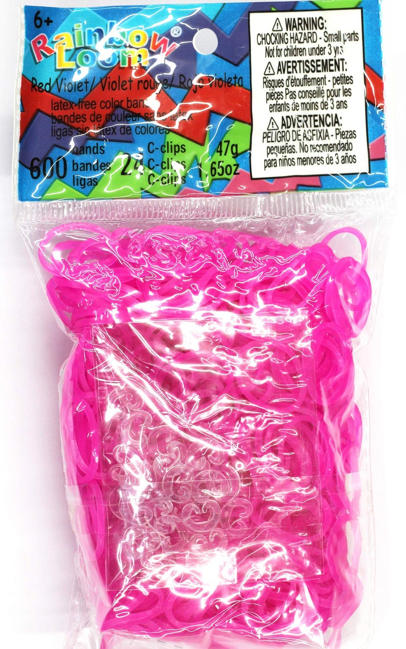 Rainbow Loom Rose Jelly Rubber Bands Refill Cclips - Image 3