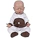 Vollence 18 inch Sleeping Silicone Baby Dolls Girl Weighted 74 lbNOT VinylSilicone Full Body Reborn Lifelike Real Life Realistic Newborn Soft Babies Gift with Feeding Accessories for Kids Age 3 - Image 2