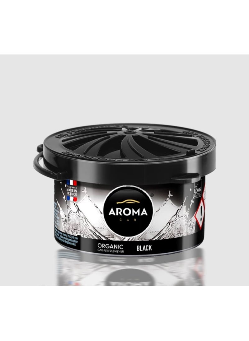 Aroma Aroma France Organic Can Black Long Lasting Air Freshener For Car, Home, And Office (Made In Poland)…  - Image 1