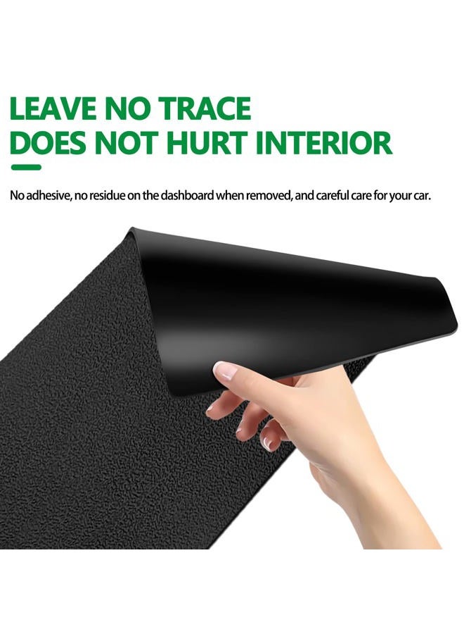 xbrtaia Dashboard Rubber mat, Non-Slip, 15.7"*7.8" Large Size, Dashboard Accessories for car Interior Organizer. - Image 4
