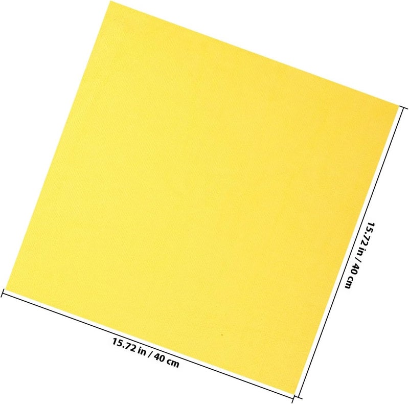 TIDTALEO Microfiber Car Washing Towels and Kitchen Cleaning Cloths 3pcs Set Yellow Super Absorbent Dust Removal Fiber Towels for Household and Automotive Use - Image 2