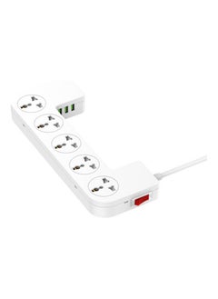 Arabest 5 Power Socket Strip Box with 3 port USB  - Image 3