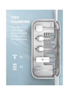 Arabest 5 Power Socket Strip Box with 3 port USB  - Image 5
