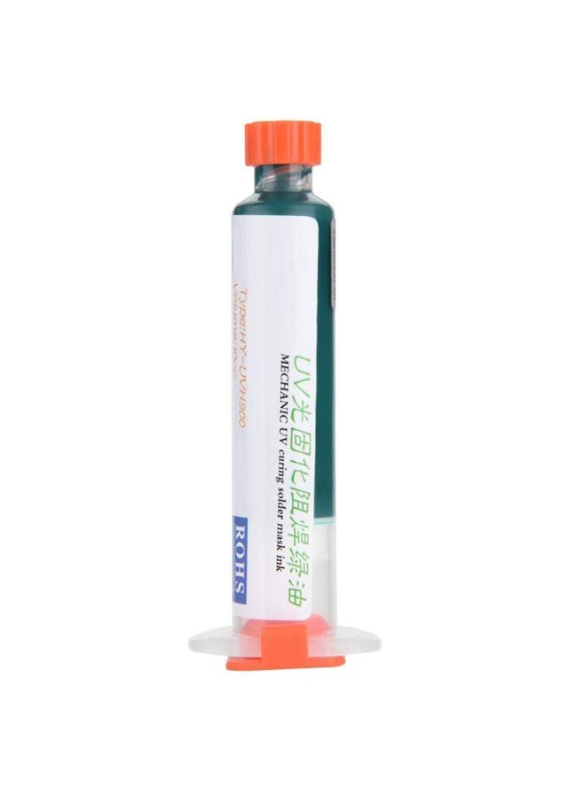 silvercnc - BGA Reball Stencil,Solder Mask Net Reball Stencil with Flashlight for CPU Repair BGA Chip Paint-Shedding Tool Kit (#3 1 x Flashlight 1 x Solder Mask Ink) - Image 1