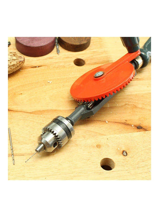 NIBEMINENT Portable Mini Manual Drill Black/Red 31.00X7.00X8.20cm  - Image 5