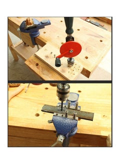 NIBEMINENT Portable Mini Manual Drill Black/Red 31.00X7.00X8.20cm  - Image 4