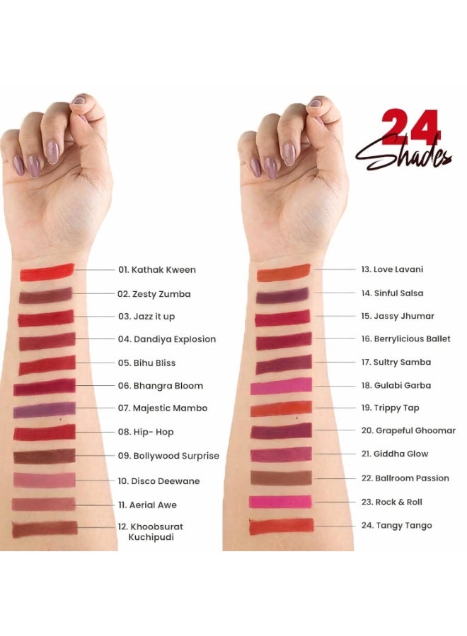 MARS Creamy Matte Long Lasting Lipstick for Women | Creamy Lipstick | Single Swipe Application | Smooth & Light Weight (3.2 gm) (16-Berrylicious Ballet) - Image 4