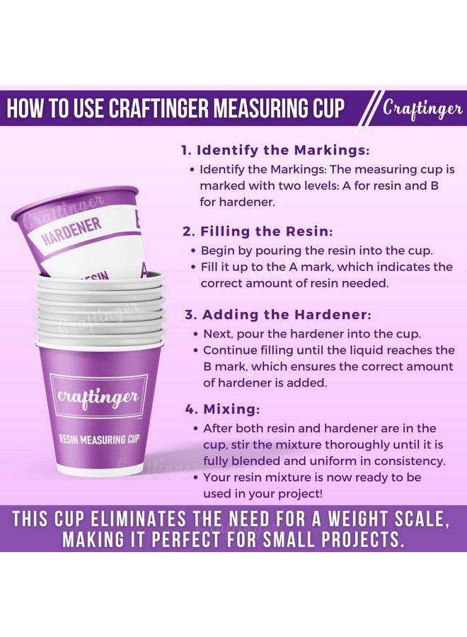 Craftinger DIY 85 Pcs Pro Resin Art Kit with 200 Gm Resin and Coasters Alphabet Keychain Earring Making Kit with Pigment Glitter Mica and More, Multicolour - Image 4