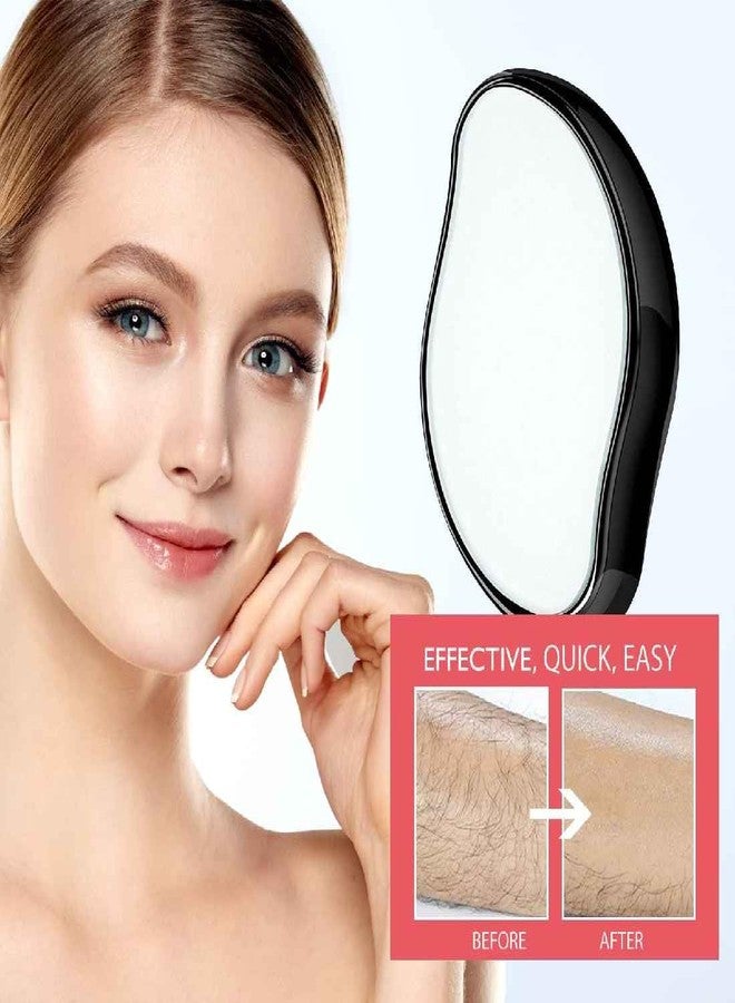 LANELLIE Crystal Hair Eraser for Women and Men, Magic Eraser, Painless Exfoliation Crystal Hair Remover | Removal Tool for Arms, Legs & Back, Washable Nano Hair Removal Tool - Image 5