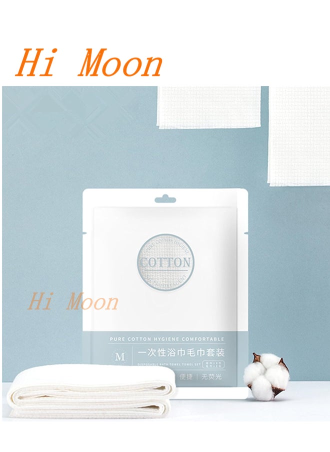 Hi Moon Disposable Bath Towels,Cotton Travel Towels,Portable Package for Travel Hotel Trip Camping Use. Soft Large Luxury Towels  - Image 3