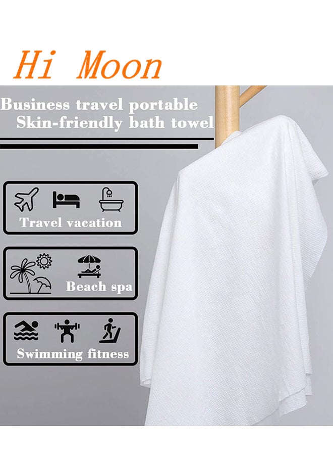 Hi Moon Disposable Bath Towels,Cotton Travel Towels,Portable Package for Travel Hotel Trip Camping Use. Soft Large Luxury Towels  - Image 5