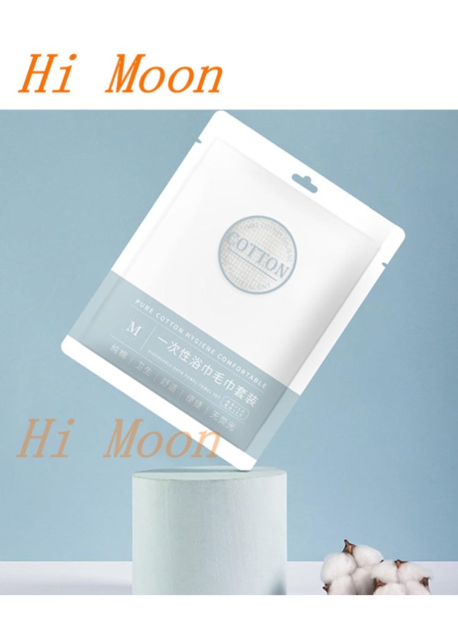 Hi Moon Disposable Bath Towels,Cotton Travel Towels,Portable Package for Travel Hotel Trip Camping Use. Soft Large Luxury Towels  - Image 2