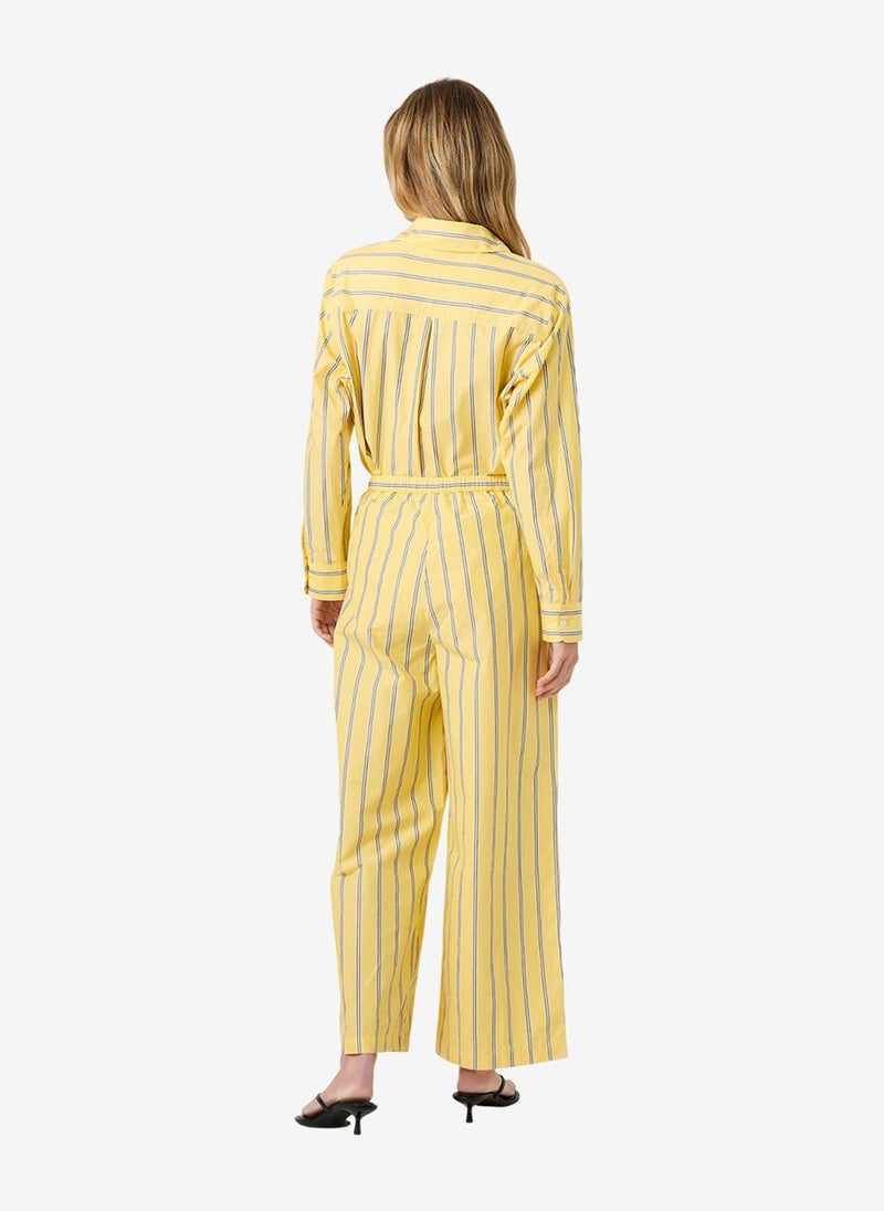French Connection Rhodes Poplin Nico Stripe Drawstring Pants - Image 4