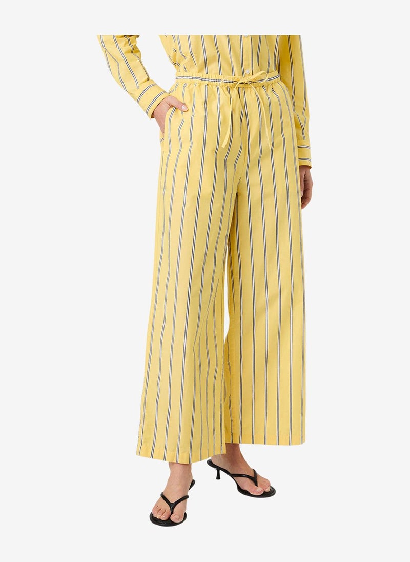 French Connection Rhodes Poplin Nico Stripe Drawstring Pants - Image 1