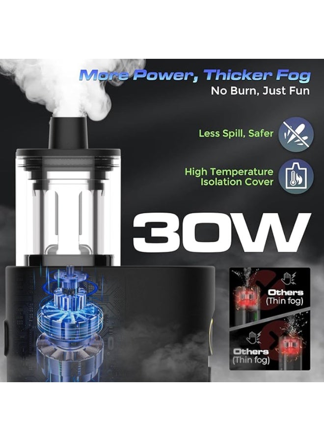  COLBOR COLBOR CF3 Portable Fog Machine 30W Handheld Smoke Machine with Remote Control, Rechargeable Mini Fogger with RGB Lighting and Tyndall Effect for Photography, Cosplay, Christmas, Indoor and Outdoor Use - Image 3