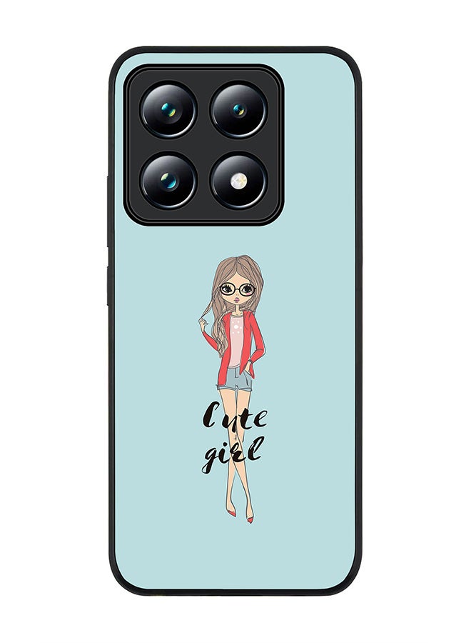 Stylizedd For Xiaomi 14T pro Case,Slim fit Camera Protection, Shockproof Thin Phone cover - Dreamer Cute Girl - Image 1