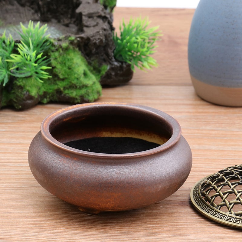 2pcs Vintage Incense Therapy Censer Yoga Practical Burner Censer Desktop Decoration Yellow - Image 5