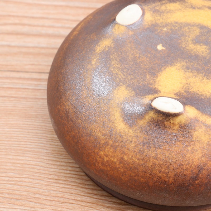 2pcs Vintage Incense Therapy Censer Yoga Practical Burner Censer Desktop Decoration Yellow - Image 2