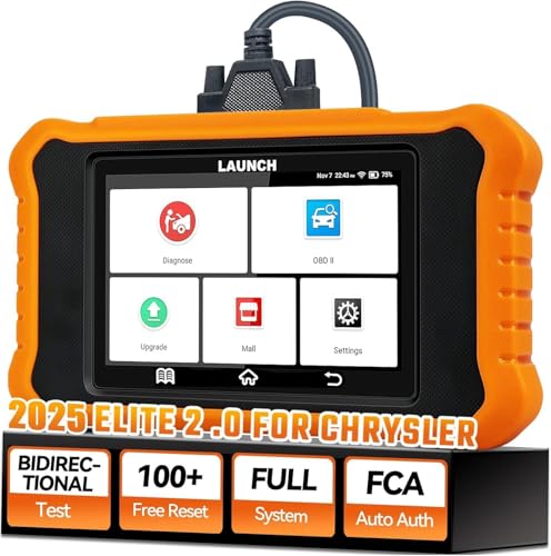 Launch X431 Elite 20 Bidirectional Tool Fit for Chrysler for Dodge for Jeep 2026 Upgrade Full System Diagnostic Code Reader 100 Resets AutoVIN FCA Autoauth Lifetime Free Update - Image 1