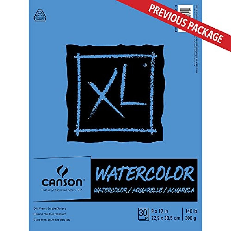 Canson 100510941 XL Series Watercolor Pad, 1 Pack, Multicolor - Image 2