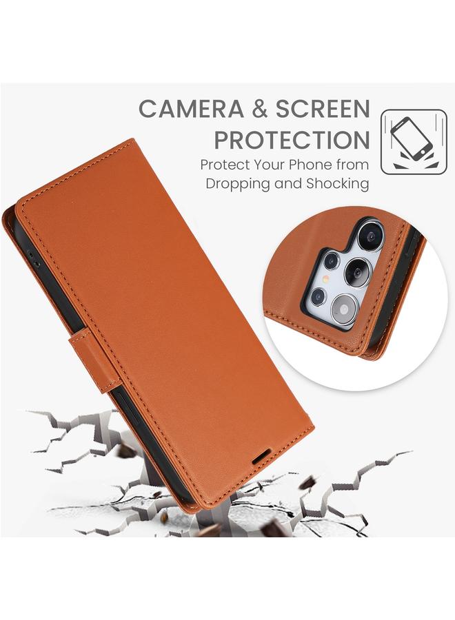 S-TOP Case For Samsung Galaxy S24 Ultra 5G Side Buckle RFID Anti-theft Leather Phone Case - Image 4