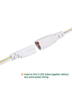 MECCANIXITY MECCANIXITY T5 T8 LED Tube Connector Cable 30CM Male to Female Double End Extension Cord for LED Integrated Light Tube, Pack of 6  - Image 4