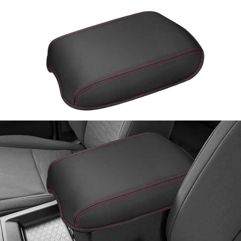 INTGET Center Console Cover for 2022 2023 2024 2025 Nissan Frontier Accessories Leather Middle Console Cover Arm Rest Lid Replacement for Nissan Frontier Pro 4X Accessories SSVPROXSLHardbody