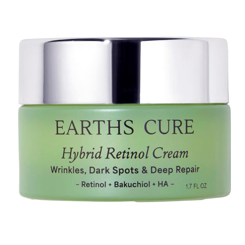 EarthsCure Hybrid Retinol Cream, Retinol & Hyaluronic Acid - Anti-Aging Face Moisturizer, Firming - Made in USA, Night Cream for Face - 1.7 fl.oz. - Image 1