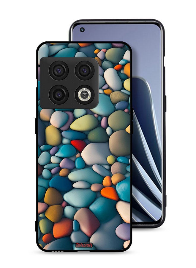 Tolwak OnePlus 10 Pro 5G Protective Case Cover Stones Abstract Pattern - Image 1