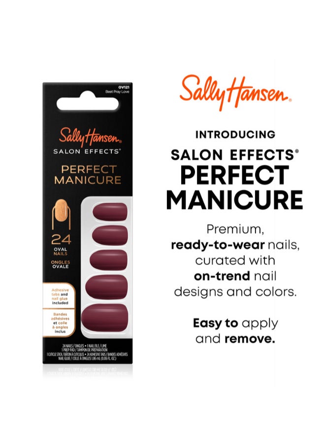 Sally Hansen Salon Effects Perfect Manicure - Beet Pray Love  - Image 4