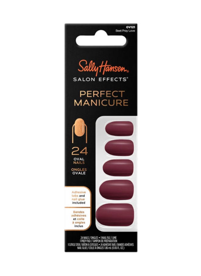 Sally Hansen Salon Effects Perfect Manicure - Beet Pray Love  - Image 1