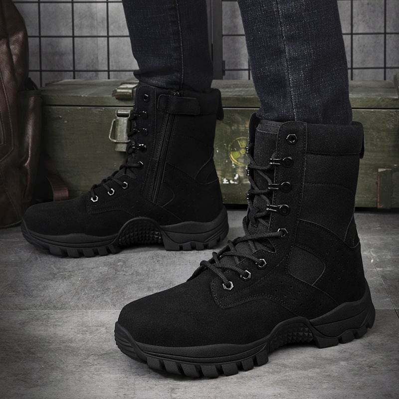 New Large Size Special Forces Training Military Boots Outdoor Mountaineering Combat Boots Desert Wear-Resistant Training Combat Boots - Image 4