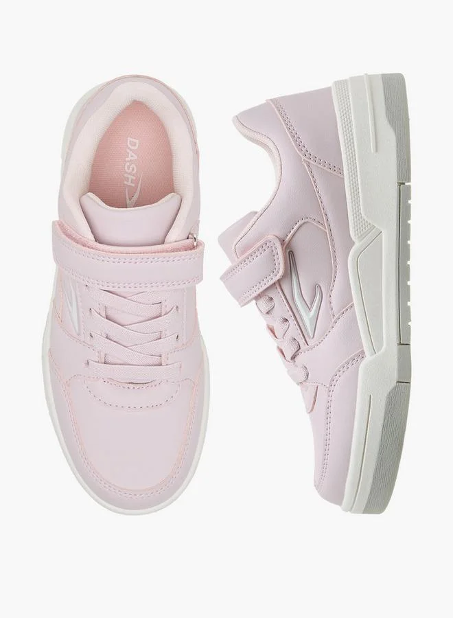داش Girls Hook And Loop Ankle Sneakers
