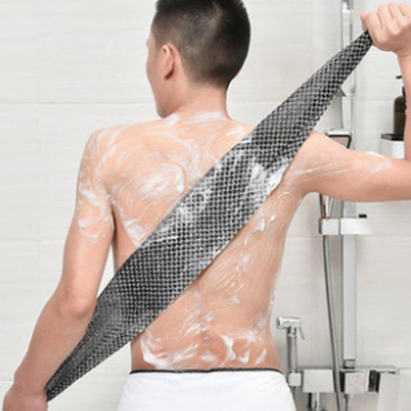 windforgecraft Back Scrubber for Shower | Scrub Back Body Towel,Body and Back Pull Strap Washcloth with Good Flexibility for Women Men Adults, Christmas Birthday Gift Borato - Image 2