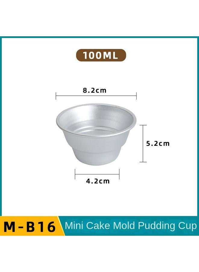 Bluejw Caramel Jelly Pudding Round Mold Mini Chiffon Small Cake Aluminum Mold Small Medium Western Cup Egg Tart Mold - Image 1