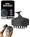 Black Wolf Sonic Scalp Scrubber Electric Hair Scalp Massager Brush with 3Speed Oscillation Rechargeable Shower Brush Head Scrubber with Soft Silicone Bristles for Deep Clean Exfoliation - Image 1