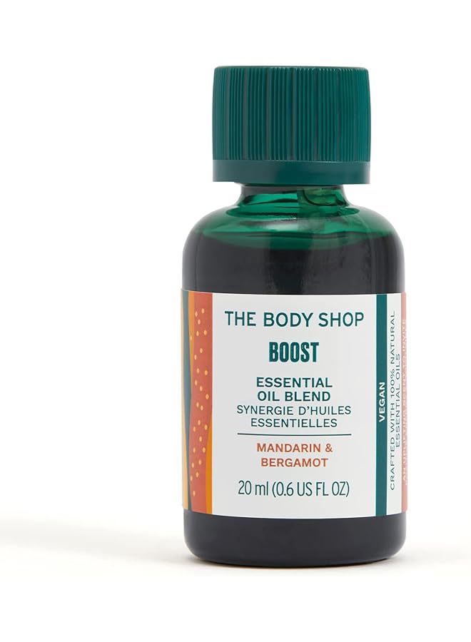 Zaboon Body Shop Boost Essential Oil Blend, Bergamot and Mandarin, 20ML - Image 1