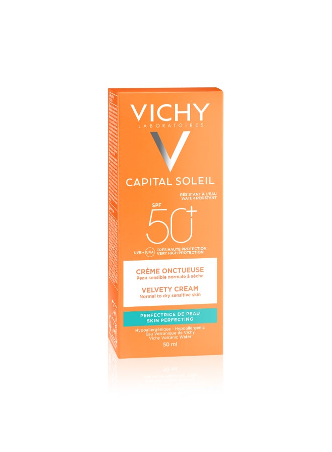 VICHY Capital Soleil Velvety Protective Cream For Normal To Dry Skin Spf 50* 50ml - Image 2