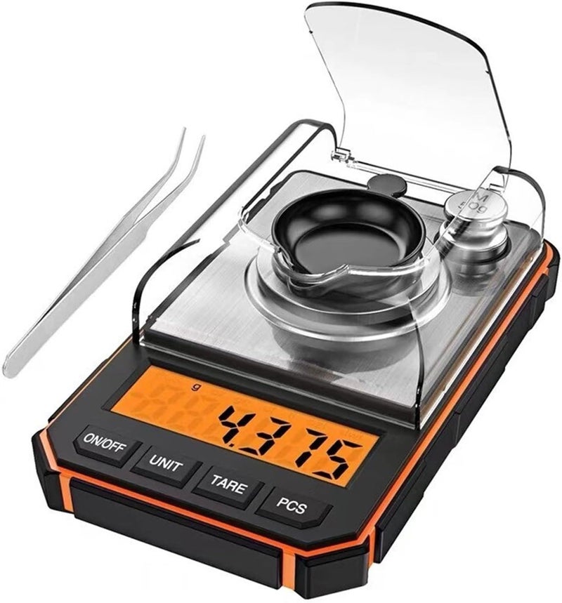 50g High Precision Digital Gold Jewelry Milligram Scale Mini Electronic Balance Powder Scale - Image 5