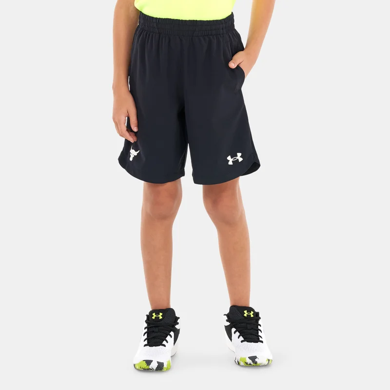UNDER ARMOUR Kids' Project Rock Woven Shorts