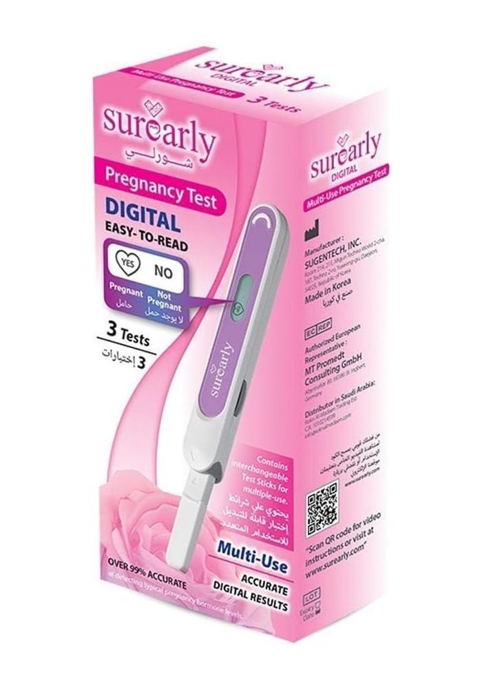 Surearly مجموعة اختبار الحمل الرقمية Surearly - 3 اختبارات - Image 1