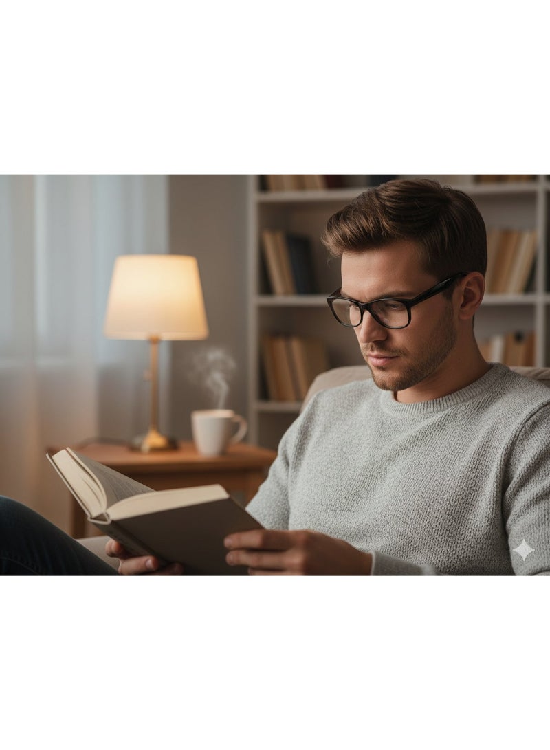 The One  Square 🇮🇹 ( Made in Italy ) Unisex  Reading Glasses  All Power - Image 4