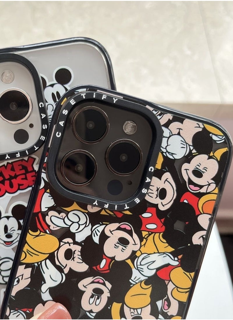 Casetify - For iPhone 14 Pro Max Case Mickey Mania Case Magnetic Magsafe MagFit Anti-Yellowing Technology Cover - Image 1