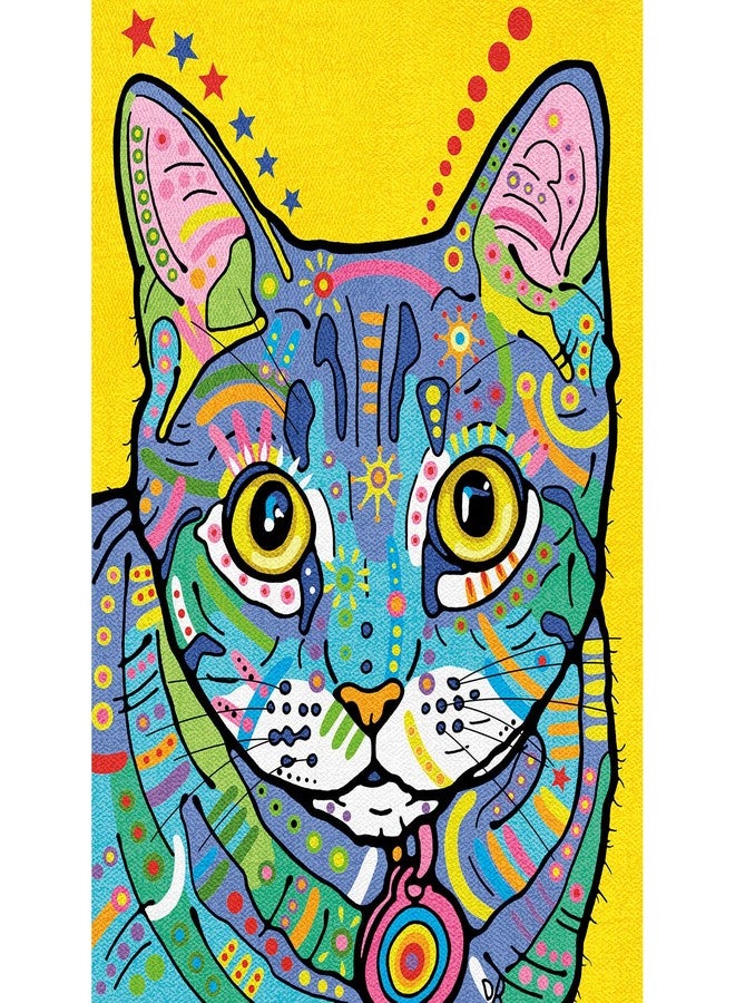 Dimensions Cat, PencilWorks Color by Numbers Kit for Adults and Kids, 9'' x 12' - Image 4