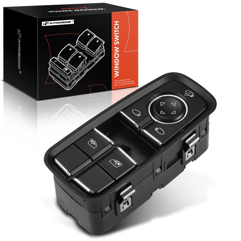 A-Premium APremium Master Power Window Switch Compatible with Porsche 911 20122019 718 Cayman 20172019 Compatible with 718 Boxster 20172019 Front Left Driver Side Replace 99161315502DML