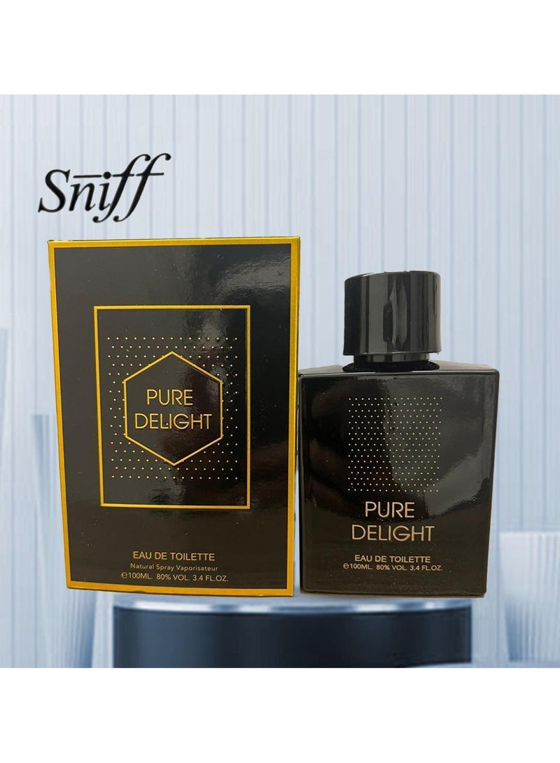 Sniff PURE DELIGHT Eau De Tollette 100ml - A Luxurious Fragrance - Image 4