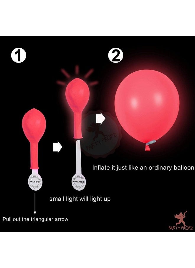 Skylofts - Skylofts Set of 25 LED Balloons for Party Balloons for Birthday Balloons for Decoration Party Props (Plain Balloons) - Image 1