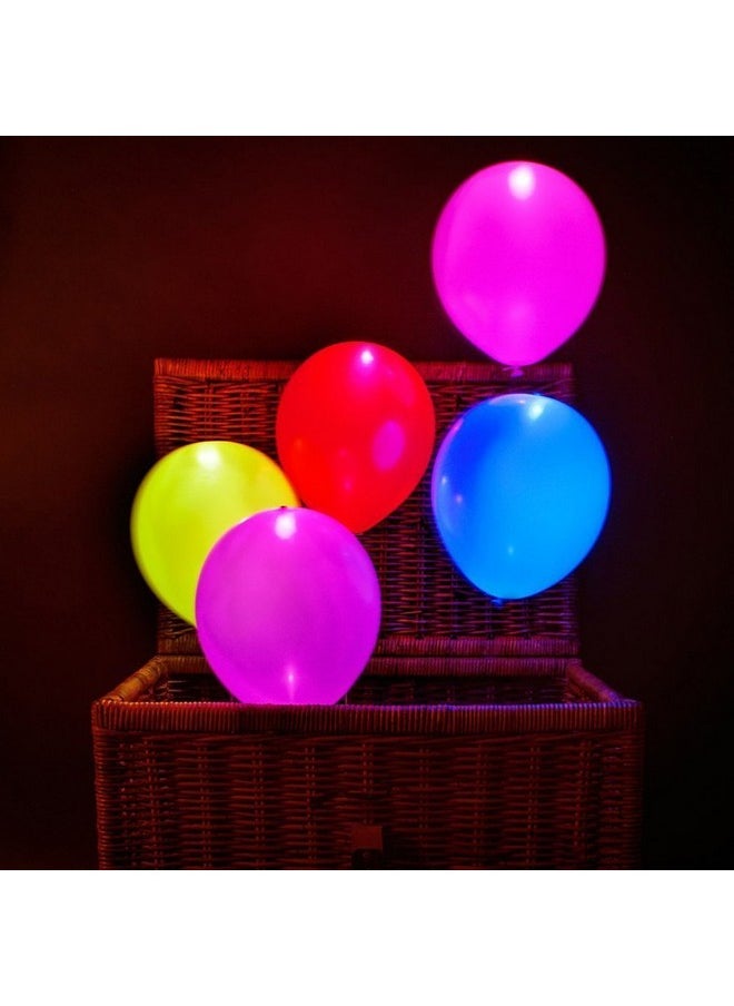 Skylofts - Skylofts Set of 25 LED Balloons for Party Balloons for Birthday Balloons for Decoration Party Props (Plain Balloons) - Image 1