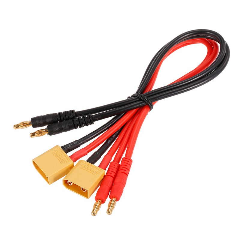 2pcs XT90 to 4.0 Male Banana Connector Ultra Adapter Wire Harness Charging Cable for RC Car Helicopter - Image 4